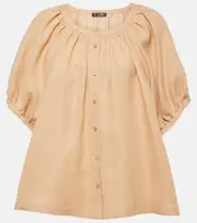 [Loro Piana] Loro Piana Linen blouse AU 16 beige