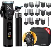 Novah Professional Hair Clippers for Men, Professional Barber Clippers and Tr...