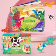 Children's Early Education Enlightenment Animal Quiet Busybook Sticker Book