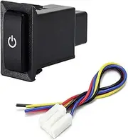 AMGHCGTEEW 1PC DRL LED Power Supply Fan Electronic Dog After Fog Light Steering Sheel Switch Button Fit for Toyota Corolla Land Cruiser 70(Power Supply)