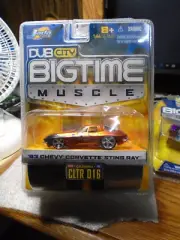 Jada Toys Bigtime Muscle '63 Chevy Corvette Sting Ray Orange