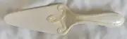 Lenox Linen Closet Solid Ceramic Ivory Pie/Cake Server 10 ½” Long New Tags