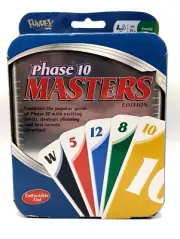 *NEW* PHASE 10 MASTERS Edition - Collectible Tin (2008) - Fundex Games *READ*
