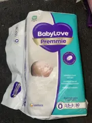 BabyLove Nappies Premmie 1.5 - 3KG Pack of 30 Freepost Acc556