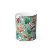 Kid Christmas Gift Color Morphing Mug 11oz, Holiday Tea Cup