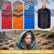 4 Season Single Sleeping Bag for Adults Camping Hiking Outdoor Sleep Envelope UK