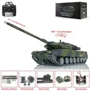 Heng Long 1/16 Leopard2A6 7.0 RC Tank 3889 360° Turret W/Rubbers Barrel Recoil