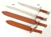 AK47 Military Hunting Knife L Russia CCCP set of two (43cm/50cm) Leather Sheath