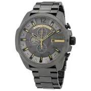 Diesel Men's Mega Chief Chronograph Grey Dial Watch DZ4466 Unisex