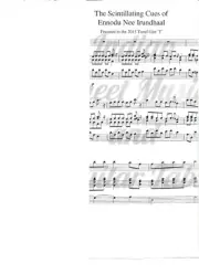 The Scintillating Cues of Ennodu Nee Irundhaal Sheet Music 1 page AR Rahman