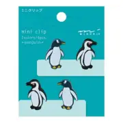 MIDORI mini clip penguin pattern
