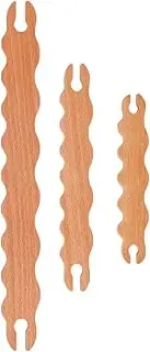 Wooden Weaving Marker,Wavy Stick Shuttles Weaving Rods - Knitting Tools for Crafts, Wedding Programs, Knitting Projects