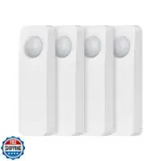 THIRDREALITY Zigbee Motion Sensor 4 Pack, Zigbee Hub Required, Pet Friendly,