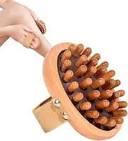 Meridian Pressure Brush, Wood Therapy Massage Tools for Belly Fat, Masajeador Para Celulitis Y Grasa Abdominal De Madera Meridian Dial Bar Tool (1 PCS)