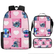 Stitch Backpack StarCraft Backpack Oxford Cloth Shoulder Bag Lunch Bag Pencil Bag 61-NMAOV