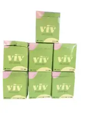 7 boxes Viv holistic organic cotton tampons plant base applicator super regular