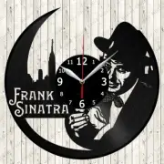 Frank Sinatra Vinyl Record Wall Clock Decor Handmade 6304