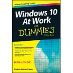WINDOWS 10 AT WORK FOR DUMMIES