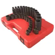 Sunex Tools Hand Tools 12 Point Master Metric Impact Socket Set Hand Tool Sets