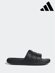 adidas Black ZN Scape Slides (E44606) | $92