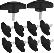 Toyvian 10 Pcs Thumb Screw T Knobs for Microphone Stand Thread Knob Grip for Woodworking Equipment Portable and Durable for Easy Assembly and Disassembly