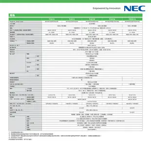 NEC PE501XG 商務專業投影機 LCD螢幕、XGA解析度、5000流明