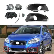 Driving Fog Light Lamp W/ Cover+Wiring Kits For SUZUKI SX4 S-Cross 2014-2016 (for: Suzuki)