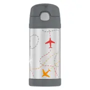 Thermos FUNtainer Vacuum Insulated Drink Bottle 355ml - Flight Path