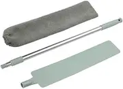 Bedside Dust Brush Retractable Floor Mops Superfibre Cloth Cover Head Bed Bottom Gap Clean Tool Flexible Sweeper, Brush