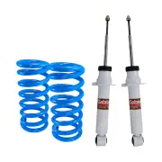 Front Raised HD Gabriel Ultra Shocks Lovells Springs for Mitsubishi Pajero NP NS