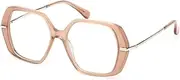 [MaxMara] MM5175 045 Shiny Light Brown 52/15/135 Women's Glasses, 045 Shiny Light Brown, 52/15/135