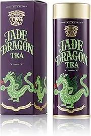 [TWG Tea] Jade Dragon Tea | Green Tea | Intense & Flavourful | Haute Couture Tin, 100g | Gift Set