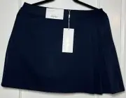 Lady Hagen Side Pleat Golf Skort Size XL Dark Blue 16"
