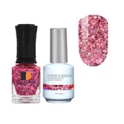 Perfect Match Gel Polish UV LED & Nail Lacquer Duo PMS058 Techno Pink Beat 15ml