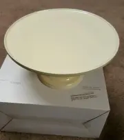 Cake Stand Stoneware Round Pedestal Plate 12"