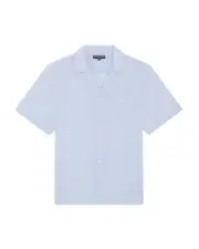 Frescobol Carioca Angelo Short Sleeve Chambray Camp Shirt