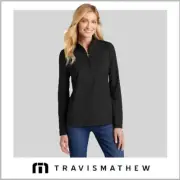 Women's Travis Mathew Crestview 1/4-Zip | Black | Sz: M
