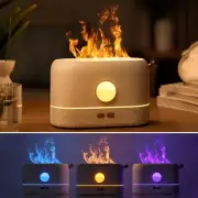 Ultrasonic Simulation Flame USB Humidifier Home Desktop Fragrance Diffuser new