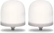 Max Water Counter Top Water System Replacement Ceramic Dome Replacement Water Filter 0.5 to 1 Micron (Pack of 2)