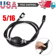 5/16" Fuel Gas Hose Line Assembly with Primer Bulb Marine Outboard Boat Motor.