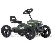 Berg Jeep Buzzy Pedal Go Kart Kids/Children's Ride On Toy Sahara Green 2-5y