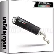 full system exhaust black aluminium gpr for yamaha majesty dx 250 2003 03