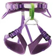 Petzl Macchu Kids Climbing Harness - Violet