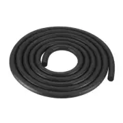 Foam Rubber Seal Weather Strip 5mm Diameter 1 Meter Long Black