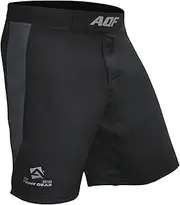 [AQF] Combat MMA Shorts UFC Cage Fighting Grappling Kick Boxing Gym Short 4-Way Stretch Moisture Wicking Training Shorts