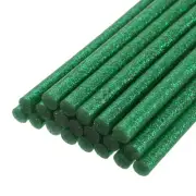30pcs Mini Hot Glue Gun Sticks 4" x 0.28" for Glue Gun, Glitter Green