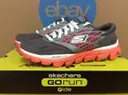NIB 2012 Skechers Go Run Ride Womens Running Shoes Size 5 Charcoal Coral E3