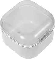 WOONEKY Nail Grinding Head Soaking Box Sterilizer Storage Box Equipment Cleaning Case for Salon