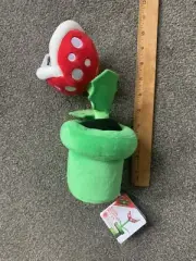 Piranha Plant Plush All Star Collection 27 Super Mario Nintendo Little Buddy NWT