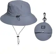 [LOLOFR] Portable Foldable Waterproof Sun Hat, UPF50+, Lightweight and Quick-Drying, Suitable for Both Men and Women